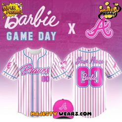 Atlanta Braves MLB x Barbie Night Game 2025 Limited Edition Baseball Jersey