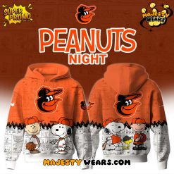 Baltimore Orioles “75th Anniversary of Peanuts” Snoopy Limited Edition Hoodie