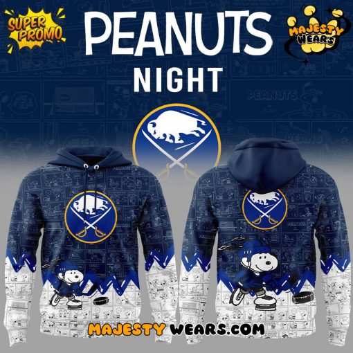 Buffalo Sabres 75th Anniversary of Peanuts Limited Edition Hoodie