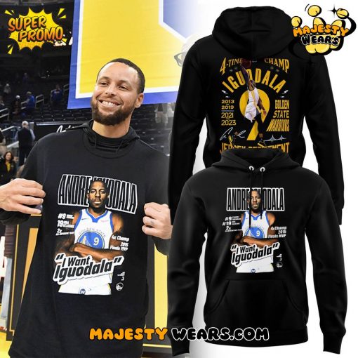 Golden State Warriors x Andre Iguodala 9 Forever Premium Limited Hoodie