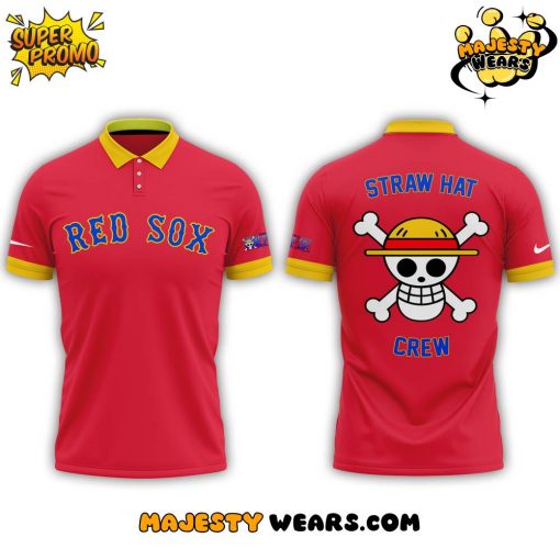 Red Sox x One Piece Limited Edition Polo Shirt