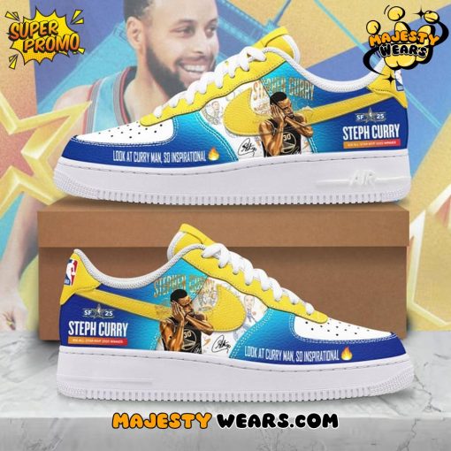 Stephen Curry x Golden State Warriors Air Force 1 Sneaker