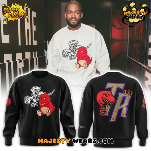 Toronto Raptors NBA Plush Doll Crewneck Black Sweatshirt