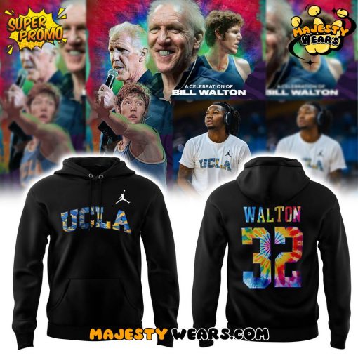 UCLA Honors The Late Bill Walton 2025 Limited Edition Black Hoodie