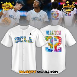 UCLA Honors The Late Bill Walton Limited Edition White Baseball Jersey