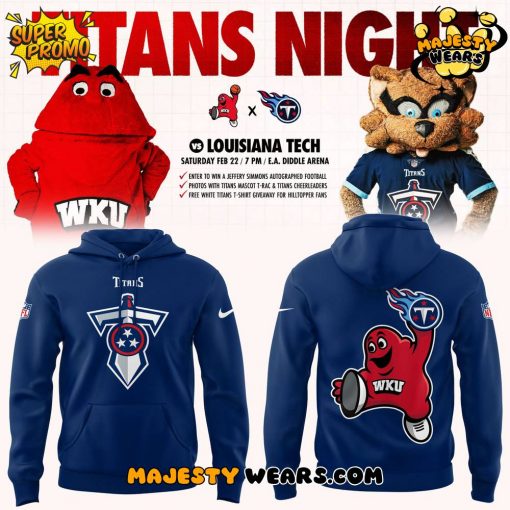 WKU Hilltopper x Titans Night 2025 Limited Edition Hoodie