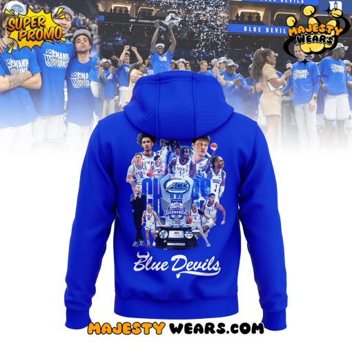 Duke Blue Devils 2025 ACC Men’s Basketball Conference Tournament Champions Hoodie