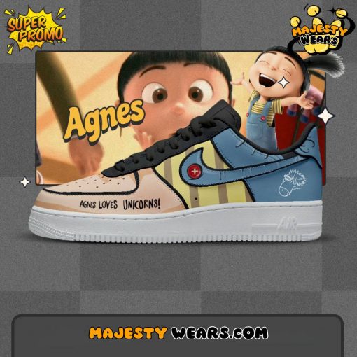 “Agnes Loves Unicorns!” Despicable Me Air Force 1 Sneakers
