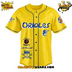 Baltimore Orioles x The Simpsons 2025 Limited Edition Baseball Jersey