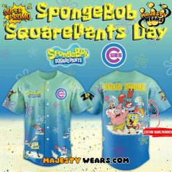 Chicago Cubs SpongeBob 25th Anniversary Baseball Jersey