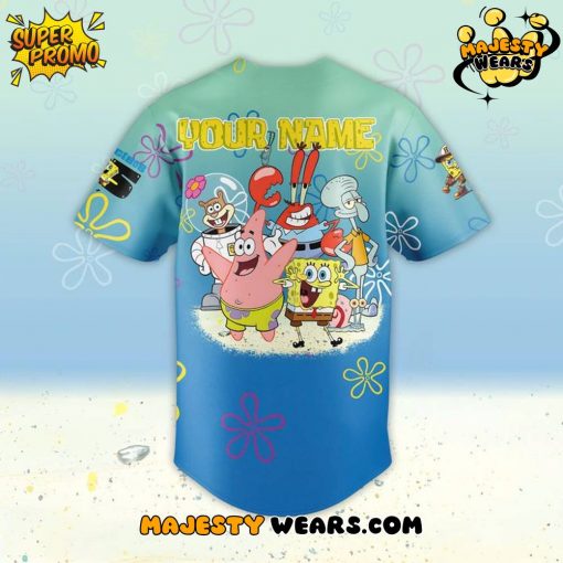 Chicago Cubs SpongeBob 25th Anniversary Baseball Jersey