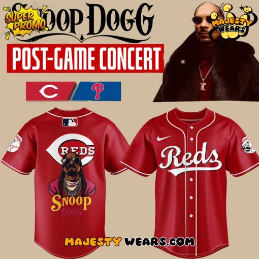 Cincinnati Reds x Snoop Dogg Limited Edition Baseball Jersey