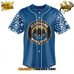 Cleveland Monsters Pucks & Paws 2025 Limited Edition Baseball Jersey