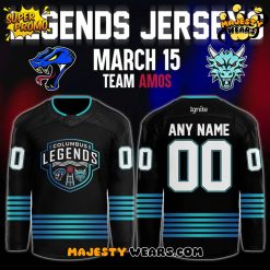 Columbus River Dragons ”Legends Night” Team Amos Limited Edition 2025 Jerseys