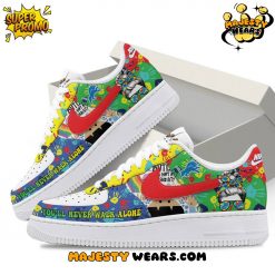 Detroit Lions Autism Awareness 2025 Air Force 1 Sneaker