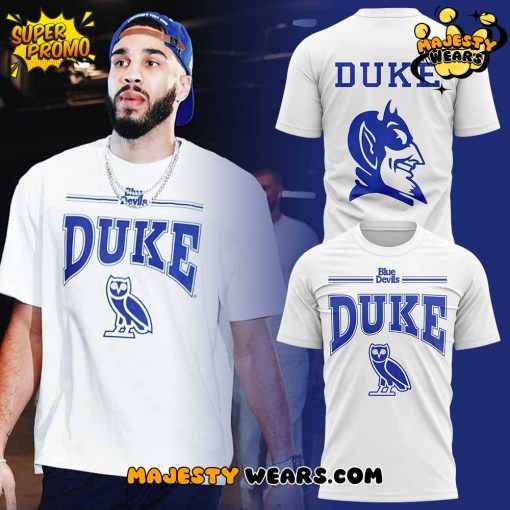 Duke Blue Devils x Jayson Tatum White Tee