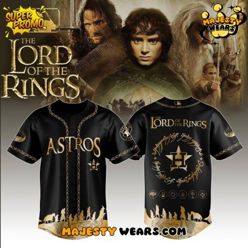 Houston Astros MLB x The Lord Of The Rings 2025 Limited Edition Jersey