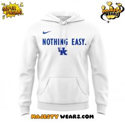 Kentucky Men’s Basketball Nothing Easy Special Edition White Hoodie