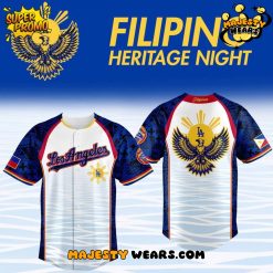 Los Angeles Dodgers x Filipino Heritage Night 2025 Baseball Jersey