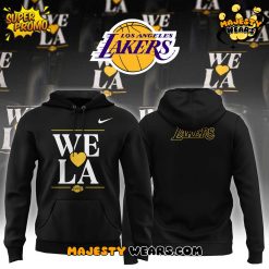 Los Angeles Lakers x We Love LA 2025 Black Hoodie