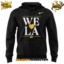 Los Angeles Lakers x We Love LA 2025 Black Hoodie