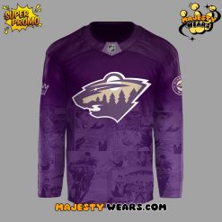 Minnesota Wild x Prince Night 2025 Limited Edition Purple Jersey