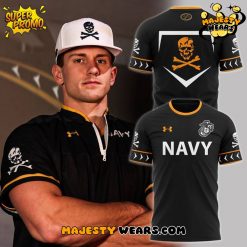 Navy Midshipmen The Bones 2025 Black Shirt