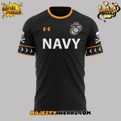 Navy Midshipmen The Bones 2025 Black Shirt