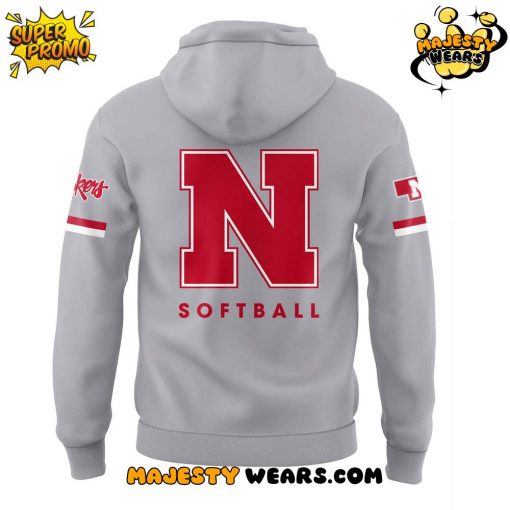 Nebraska Cornhuskers Softball Limited Edition Grey Hoodie