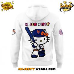 New York Mets x Hello Kitty Night Game 2025 White Hoodie