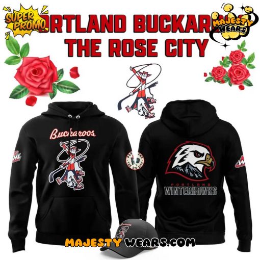 Portland Winterhawks x The Rose City Limited Edition 2025 Hoodie