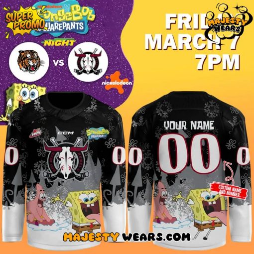 Red Deer Rebels SpongeBob SquarePants Night Jersey