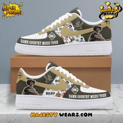 Riley Green Damn Country Music Tour Air Force 1 Sneaker