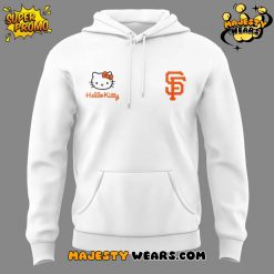 San Francisco Giants x Hello Kitty 2025 White Hoodie