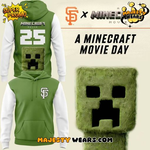 San Francisco Giants x Minecraft Movie Day Hoodie