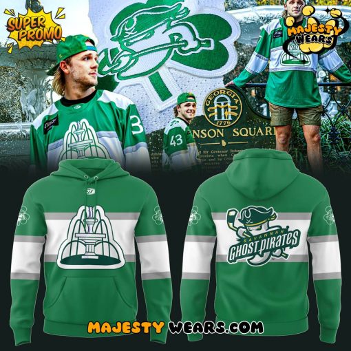 Savannah Ghost Pirates ECHL “St. Patrick’ Day 2025” Limited Edition Hoodie