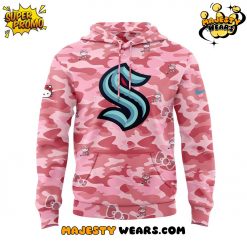 Seattle Kraken x Hello Kitty 2025 Camouflage Hoodie