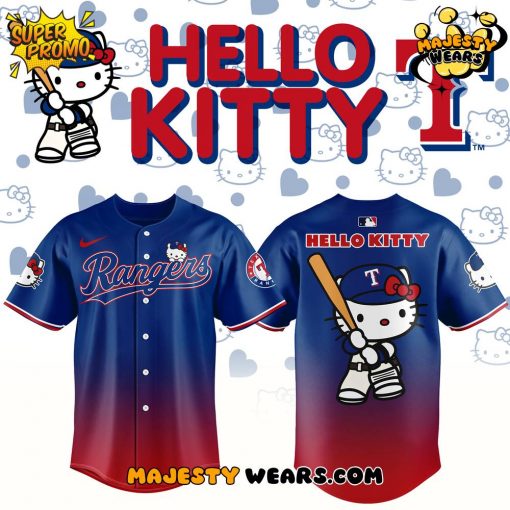 Texas Rangers x Hello Kitty Night 2025 Limited Edition Jersey