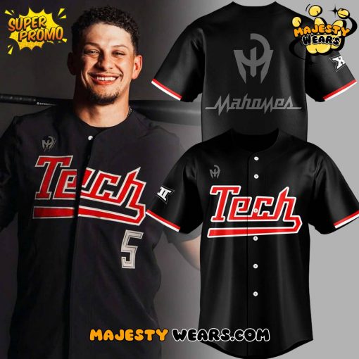 Texas Tech Red Raiders Baseball x Patrick Mahomes 2025 Jersey