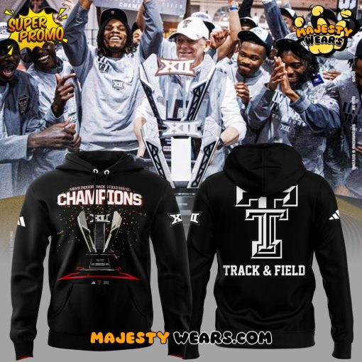 Texas Tech Track & Field Champions 2025 Limited Edition Black Hoodie