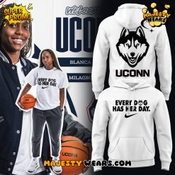 UConn Huskies Every Dog Has Her Day Limited Edition White Hoodie