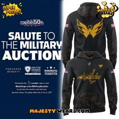 Washington Capitals Salute To Military 2025Limited Edition Hoodie