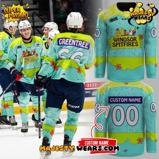 Windsor Spitfires x Scooby Dooby Doo Limited Edition Hockey Jersey