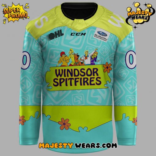 Windsor Spitfires x Scooby Dooby Doo Limited Edition Hockey Jersey