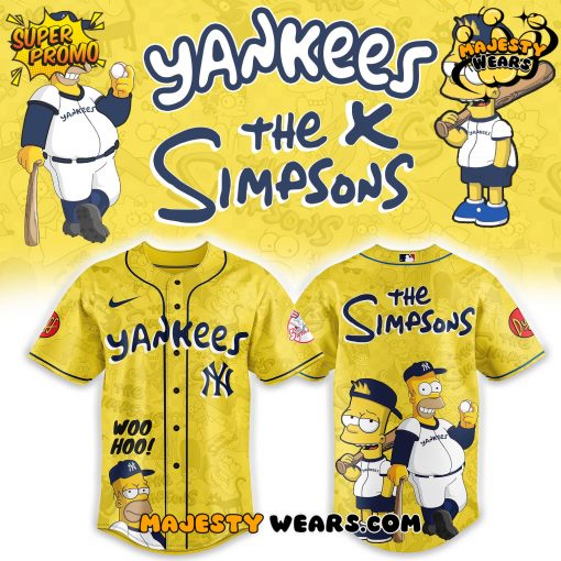 New York Yankees x The Simpsons 2025 Limited Edition Baseball Jersey