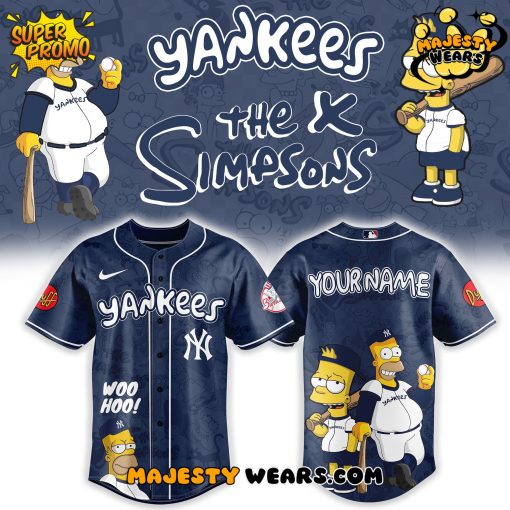 New York Yankees x The Simpsons 2025 Limited Edition Baseball Jersey