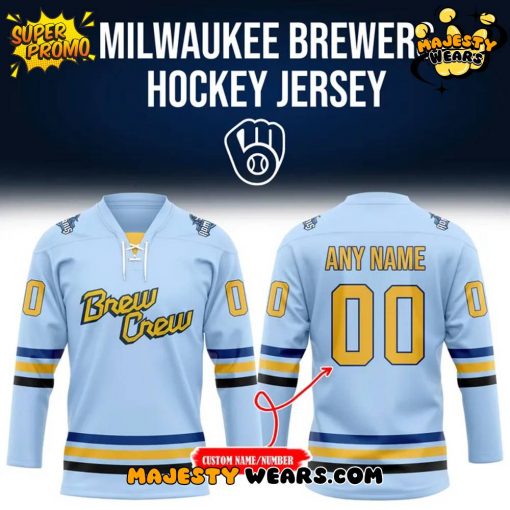 Milwaukee Brewers 2025 Limited Edition Hockey Jersey