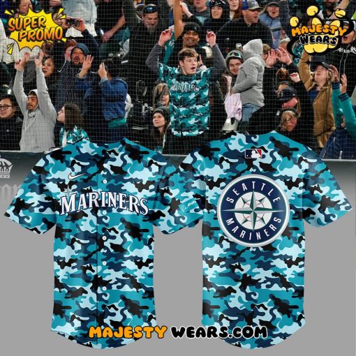 Seattle Mariners Salute to Armed Forces Night – Camo Jersey