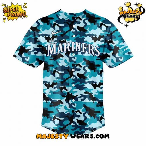 Seattle Mariners Salute to Armed Forces Night – Camo Jersey