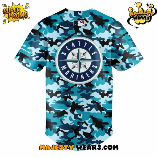 Seattle Mariners Salute to Armed Forces Night – Camo Jersey